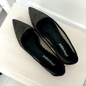 Jeffrey Campbell mesh flats
